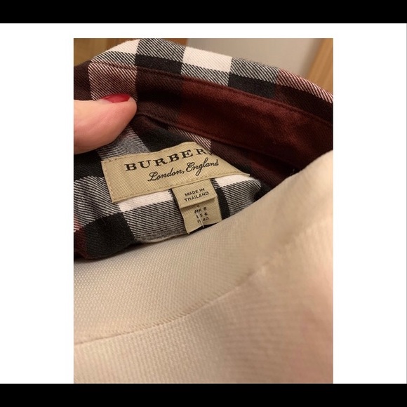 Burberry plaid shirt gold buttons - Picture 6 of 6
